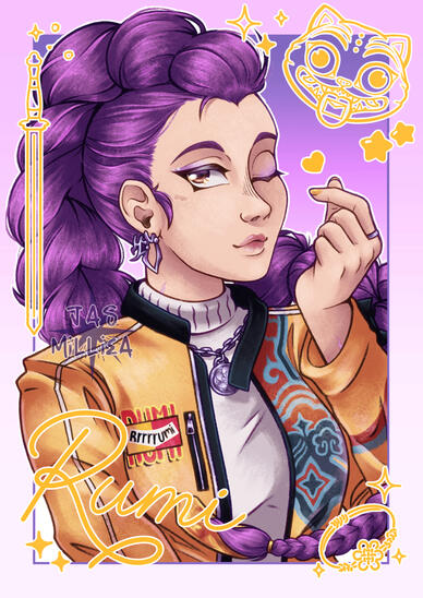 2026.Huntrix fanart - Rumi