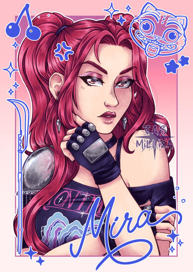 2026.Huntrix fanart - Mira